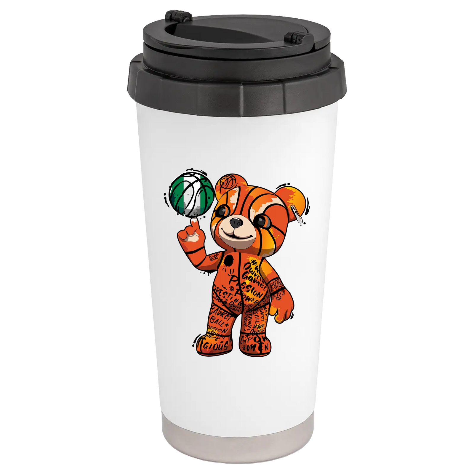 Bearlina Flagspin Nigeria – Stainless Steel Travel Mug TC