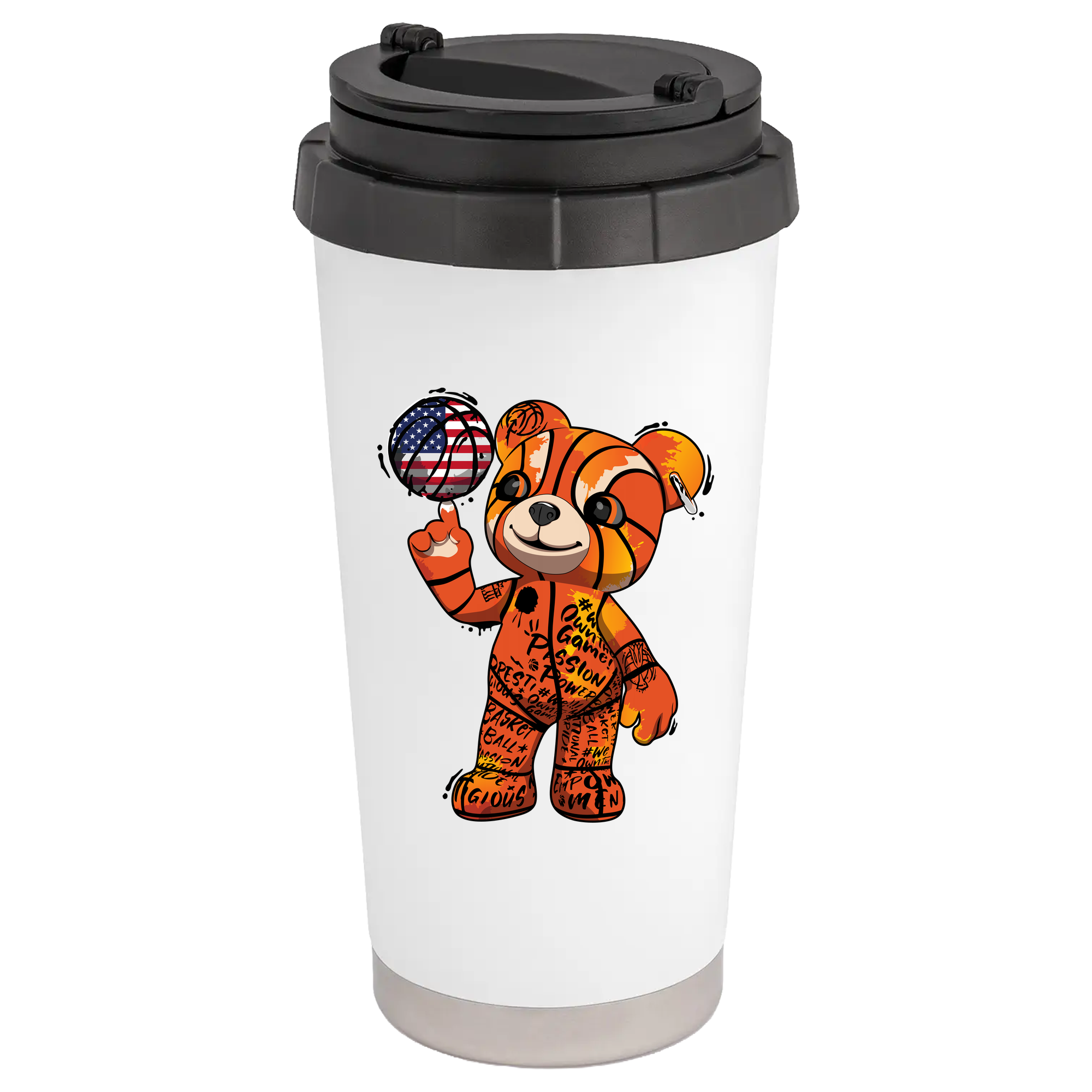 USA Reisebecher – Bearlina Flagspin
